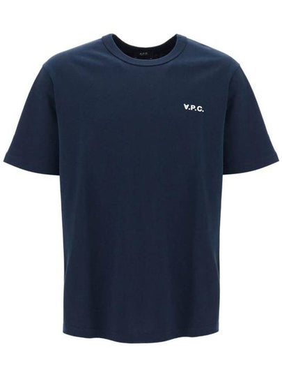 Boxy Petit VPC Short Sleeve T-Shirt Navy - A.P.C. - BALAAN 2