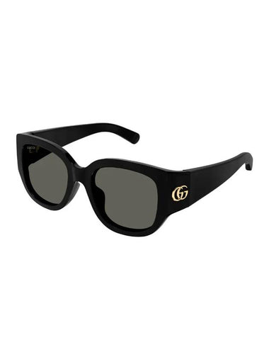 Square Frame Sunglasses Black - GUCCI - BALAAN 1