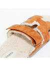 Chypre Shearling Sandals Beige - HERMES - BALAAN 8