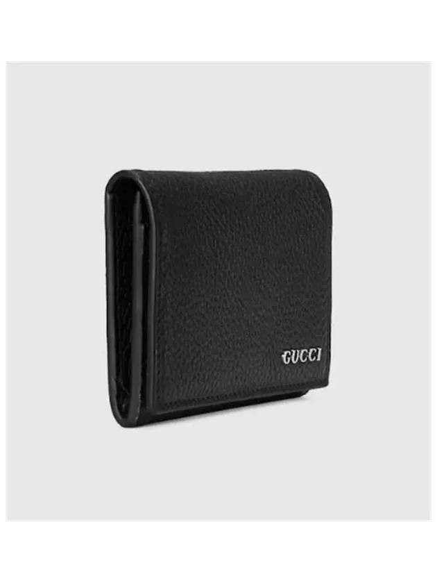 Logo Bifold Long Card Wallet Black - GUCCI - BALAAN 4