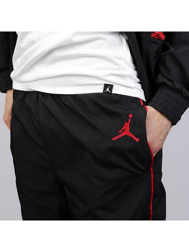 Men's Air Jordan 3 Woven Track Pants Black - NIKE - BALAAN 7