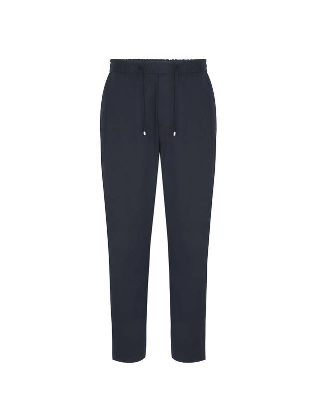 Men's Banding Wide Pants Dark Navy - SOLEW - BALAAN 2