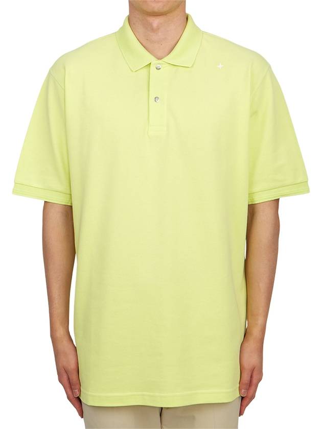 Men's Stellina Polo Shirt Green - STONE ISLAND - BALAAN 2