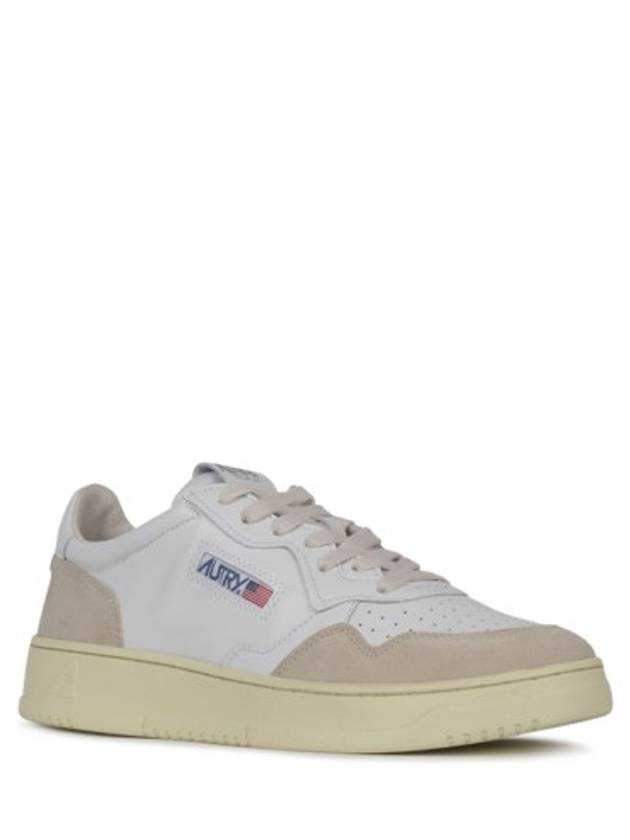 Medalist Suede Low Top Sneakers White - AUTRY - BALAAN 3