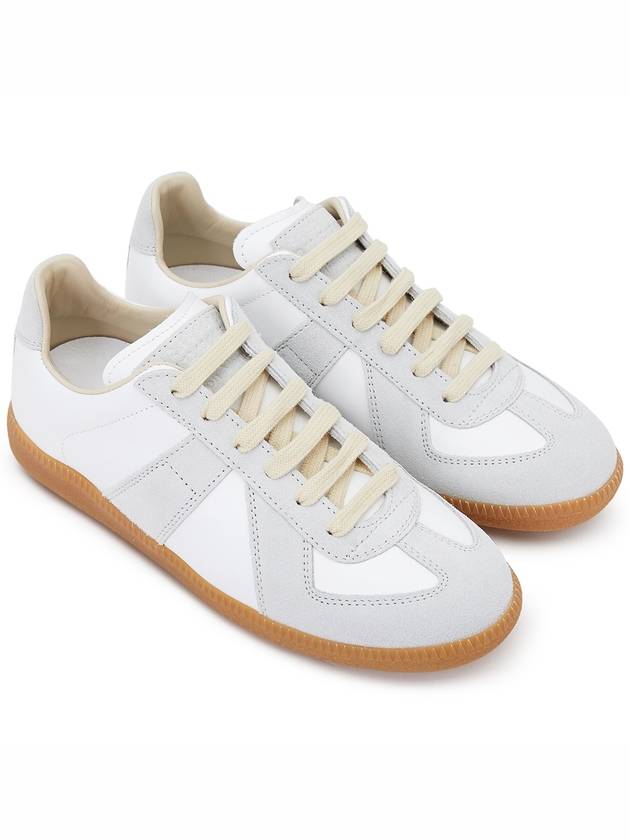 Replica Calfskin Low Top Sneakers White - MAISON MARGIELA - BALAAN 4