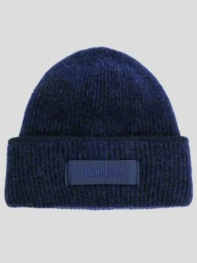 The Gros Grain Beanie Navy - JACQUEMUS - BALAAN 2