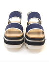 Elyse Platform Sporty Sandals Navy - STELLA MCCARTNEY - BALAAN 3