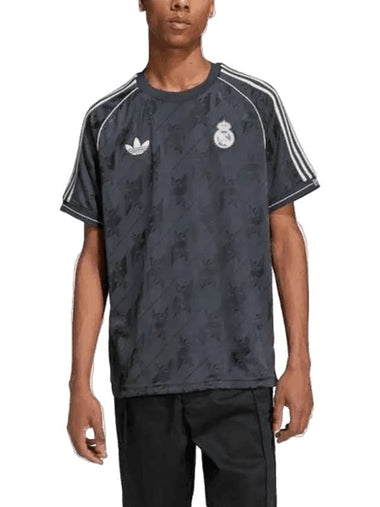 Real Madrid LFSTLR Jersey Short Sleeve T-Shirt Charcoal - ADIDAS - BALAAN 1