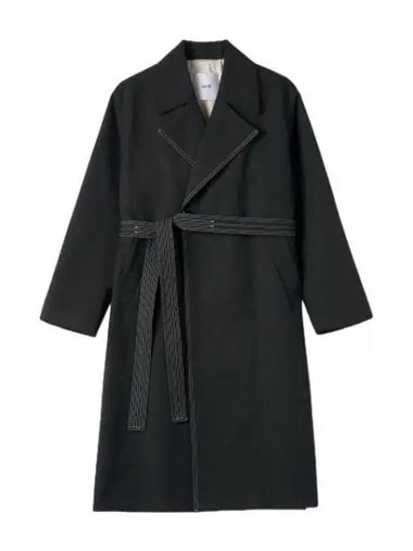 Solar Trench Coat Black - OAMC - BALAAN 1