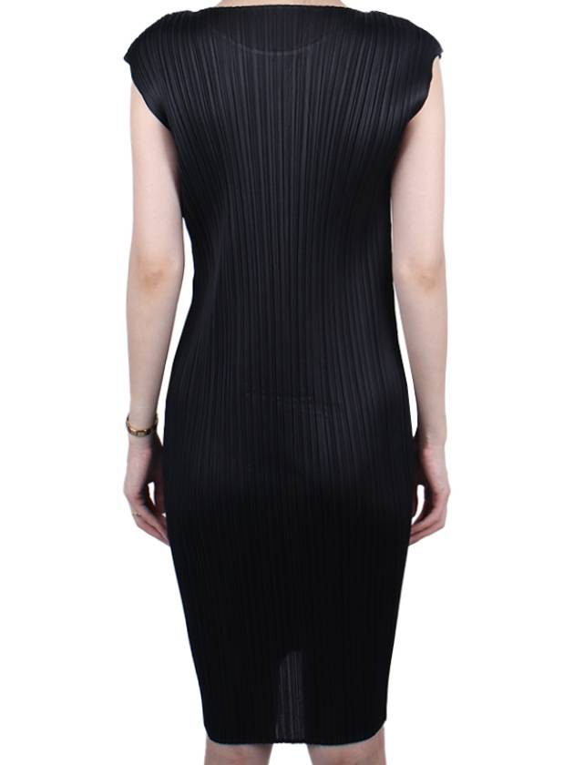 Women s Pleated Please Midi One Piece Black JH113 15 - ISSEY MIYAKE - BALAAN 5