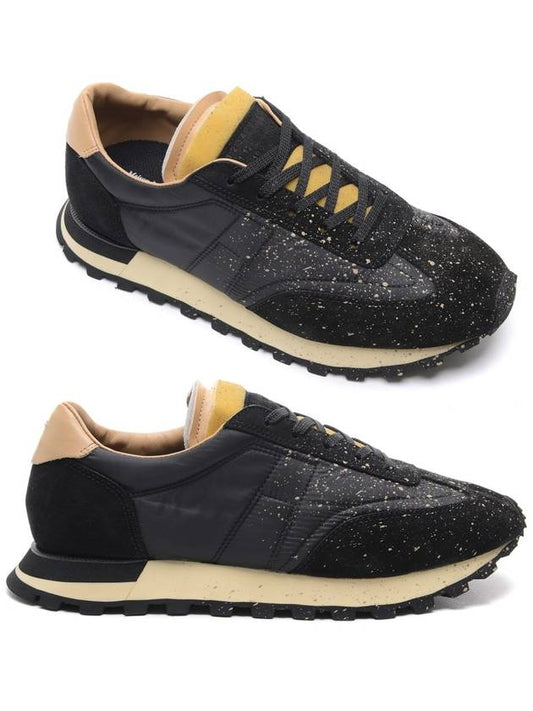 Replica Paint Runner Low Top Sneakers Black - MAISON MARGIELA - BALAAN 2