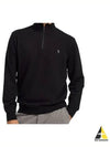 Logo Half Zip-up Sweatshirt Black - POLO RALPH LAUREN - BALAAN 2