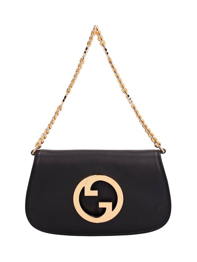 Blondie Interlocking G Shoulder Bag Black - GUCCI - BALAAN 2