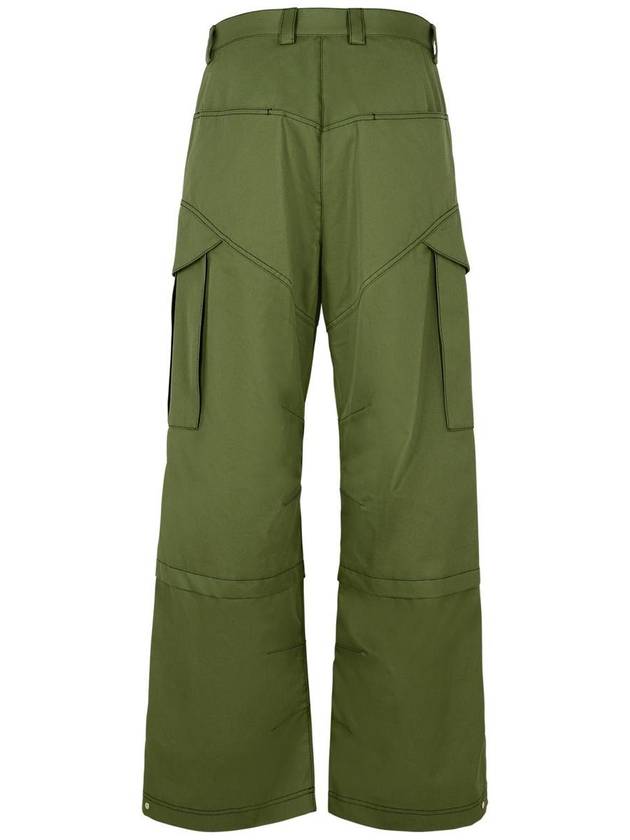 Cargo straight pants army green - OFF WHITE - BALAAN 4