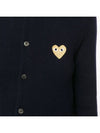 Women s Gold Heart Waffen Wool Cardigan P1N049 AX N049 051 1 - COMME DES GARCONS - BALAAN 4