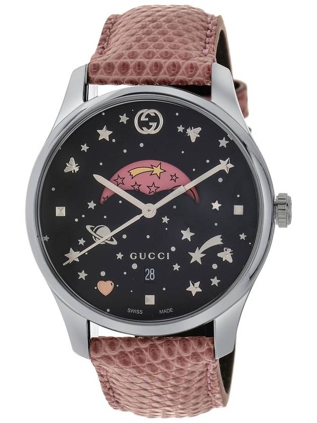 G Timeless Moon Phase Date Stainless Steel Quartz Women’s Watch - GUCCI - BALAAN 1