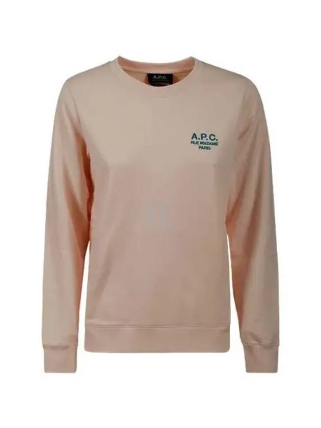 Skye Logo Sweatshirt Light Pink - A.P.C. - BALAAN 2