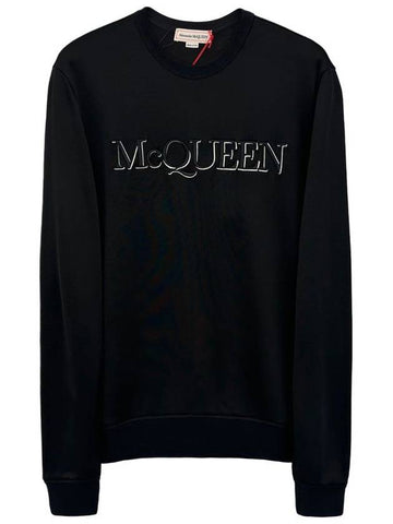 Logo embroidered sweatshirt 662587 - ALEXANDER MCQUEEN - BALAAN 1