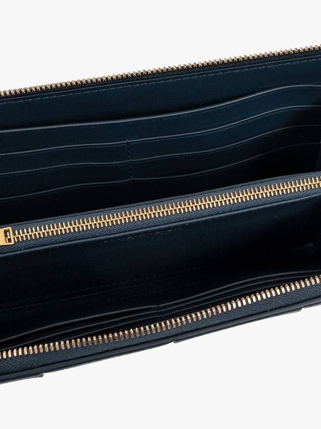 Intrecciato Zipper Long Wallet Navy - BOTTEGA VENETA - BALAAN 3