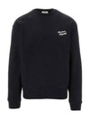 Handwriting Comfort Sweatshirt Black - MAISON KITSUNE - BALAAN 2