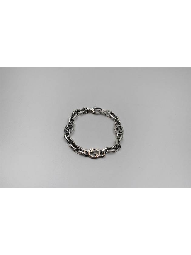 Interlocking Chain Bracelet Sterling Silver No 16 620798 - GUCCI - BALAAN 3