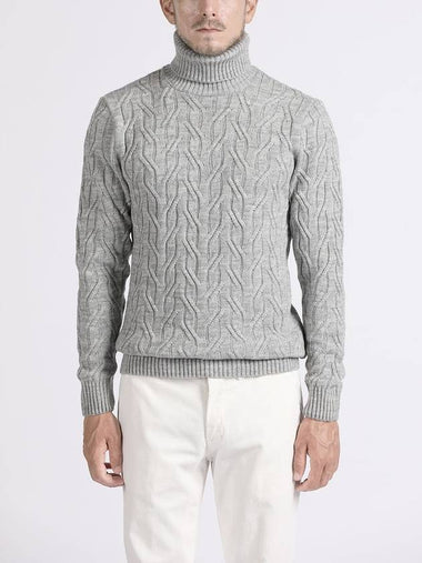 Made In Italy Melange Casual Turtleneck Knit F INIT51 - PANICALE - BALAAN 1