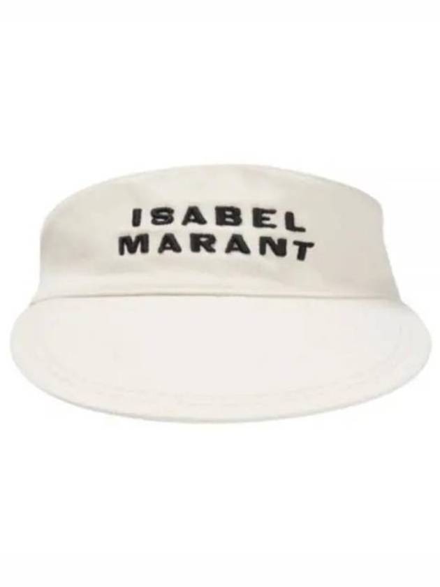 Tyry Logo Visor Cap Ivory - ISABEL MARANT - BALAAN 2