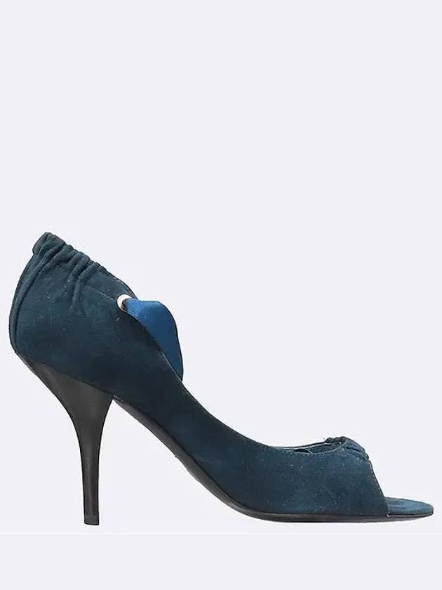 Navy color open toe women s pumps shoes - DIOR - BALAAN 4