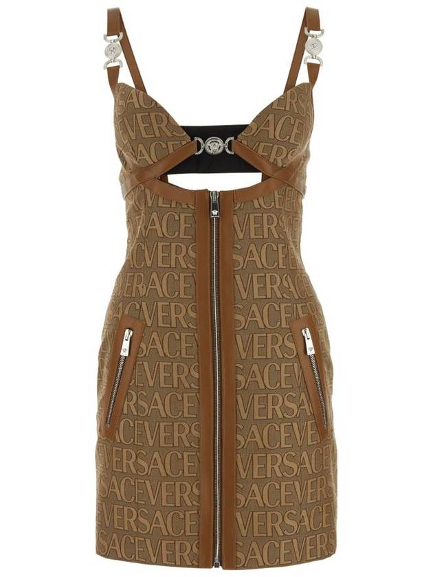 short dress 1011233 1A033152N740 Brown - VERSACE - BALAAN 2