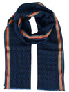 Diamond Stripe Muffler Blue - PAUL SMITH - BALAAN 8