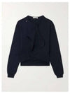 Trompe L'Oeil Cardigan Navy - LEMAIRE - BALAAN 2