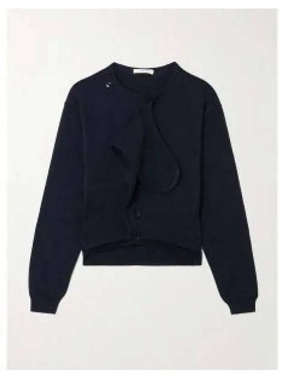 Trompe L'Oeil Cardigan Navy - LEMAIRE - BALAAN 2