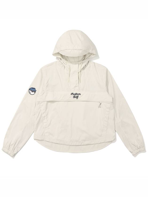 Bag Bucket Anorak Jacket CREAM WOMAN - MALBON GOLF - BALAAN 1