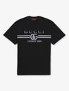 Cotton Print Short Sleeve T-Shirt Black - GUCCI - BALAAN 2