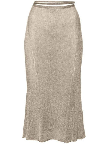 Brillo Lurex Midi Skirt 233KN3042344 - JACQUEMUS - BALAAN 1