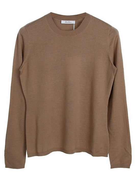 Camel Casarsa Cashmere Knit CASARSA 005 - MAX MARA - BALAAN 1