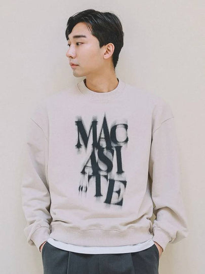 Spread Logo Sweatshirt Warm Grey - MACASITE - BALAAN 2