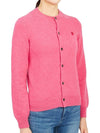 Play Women's Small Red Wappen Cardigan P1 N079 4 Pink - COMME DES GARCONS PLAY - BALAAN 5