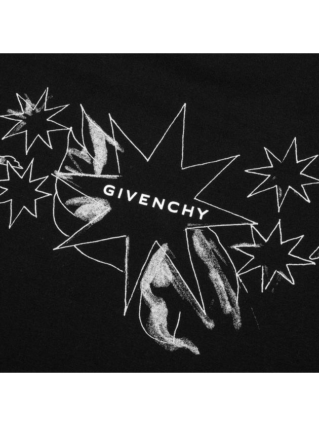 Tarot Print Boxy Fit Long Sleeve Shirt Black - GIVENCHY - BALAAN 4