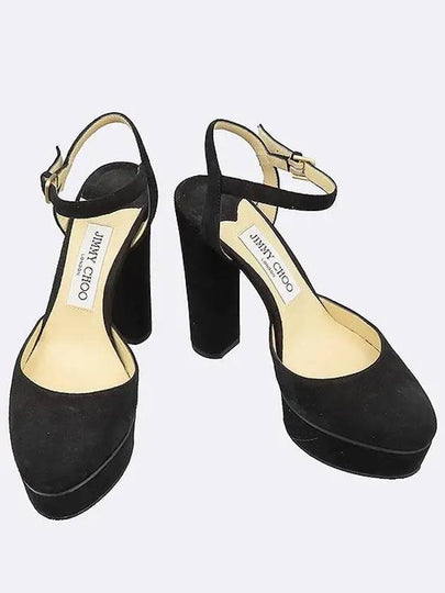 Maple 125 Black Suede Pumps Women s Shoes 230MM - JIMMY CHOO - BALAAN 2