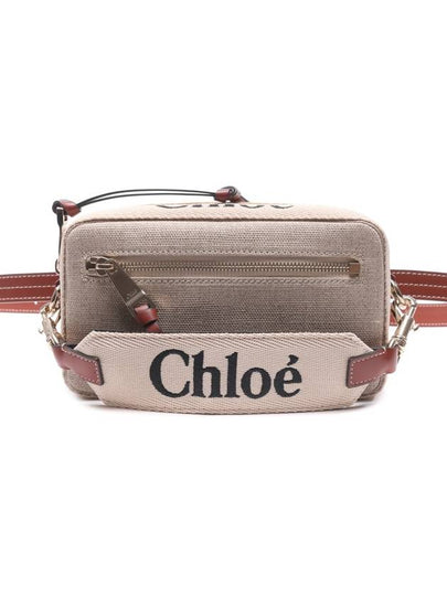 Woody Panni Logo Cross Bag Beige - CHLOE - BALAAN 2