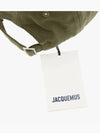 La Casquette Embroidered Logo Ball Cap Khaki - JACQUEMUS - BALAAN 5