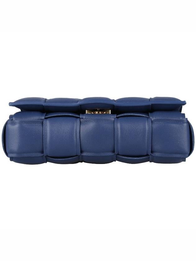 Cassette Intrecciato Padded Small Cross Bag Navy - BOTTEGA VENETA - BALAAN 7