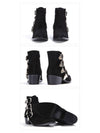 Women's Boots Heel AJ006 SUEDE BLACK - TOGA - BALAAN 3