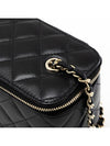 Small Classic Vanity Bag with Chain Lambskin & Gold Black - CHANEL - BALAAN 5