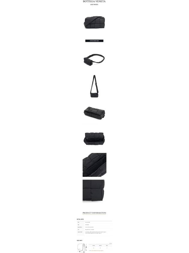 Cassette Belt Bag Silver Black - BOTTEGA VENETA - BALAAN.