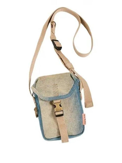 Denim Mini Pouch Bag Light Blue Beige - ACNE STUDIOS - BALAAN 2