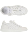 Grained calfskin low top sneakers white - CHANEL - BALAAN 2