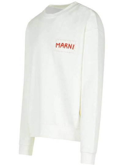 Marni White Cotton Sweatshirt - MARNI - BALAAN 2