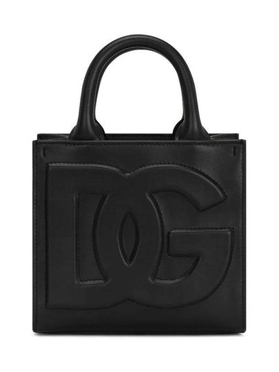 Logo Daily Small Tote Bag Black - DOLCE&GABBANA - BALAAN 2